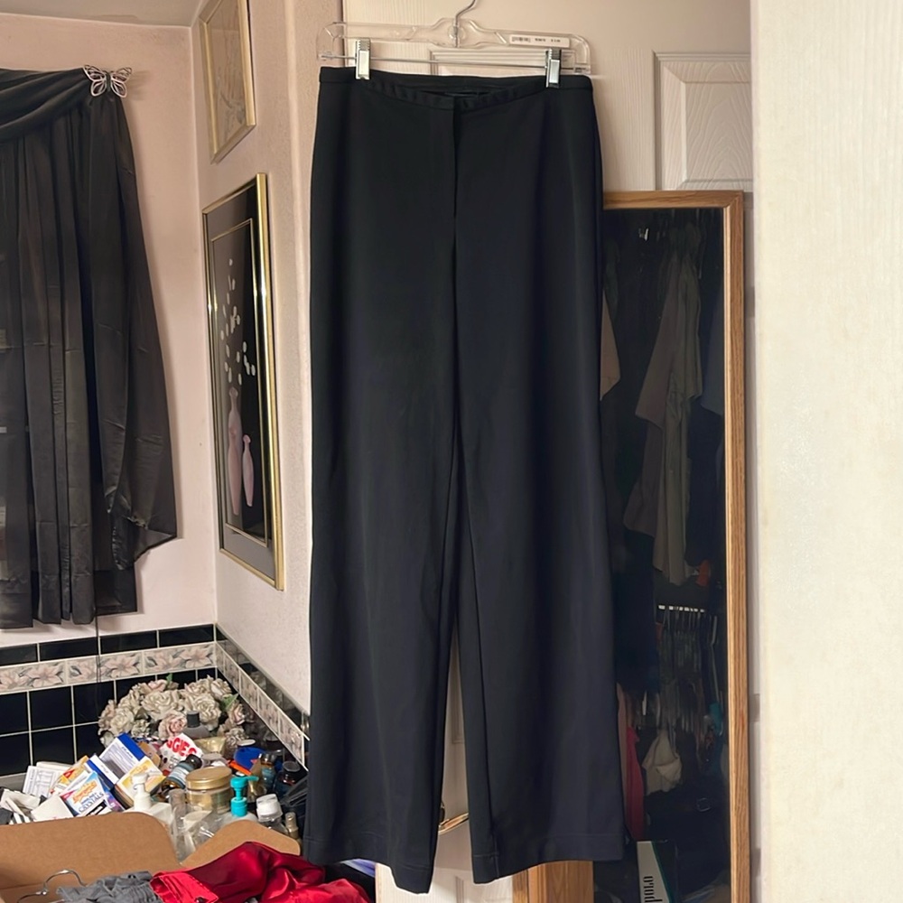 Moda International black dress slacks Sz 5/6